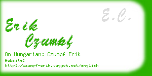 erik czumpf business card